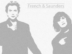 French & Saunders Grey Wallpaper